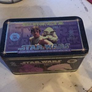 Star Wars box of metal card